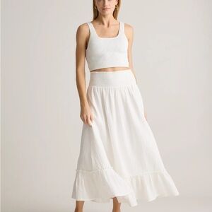 Quince 100% Organic Cotton Gauze
Smocked Maxi Skirt